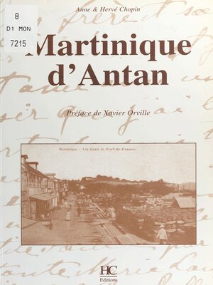 cover image of Martinique d'antan